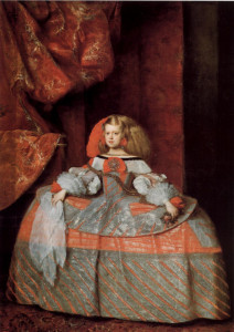 Ritratto dell'Infanta doña Margherita d'Austria - Diego Velazquez/Juan Bautista Martínez del Mazo - 1665 circa - Museo del Prado, Madrid