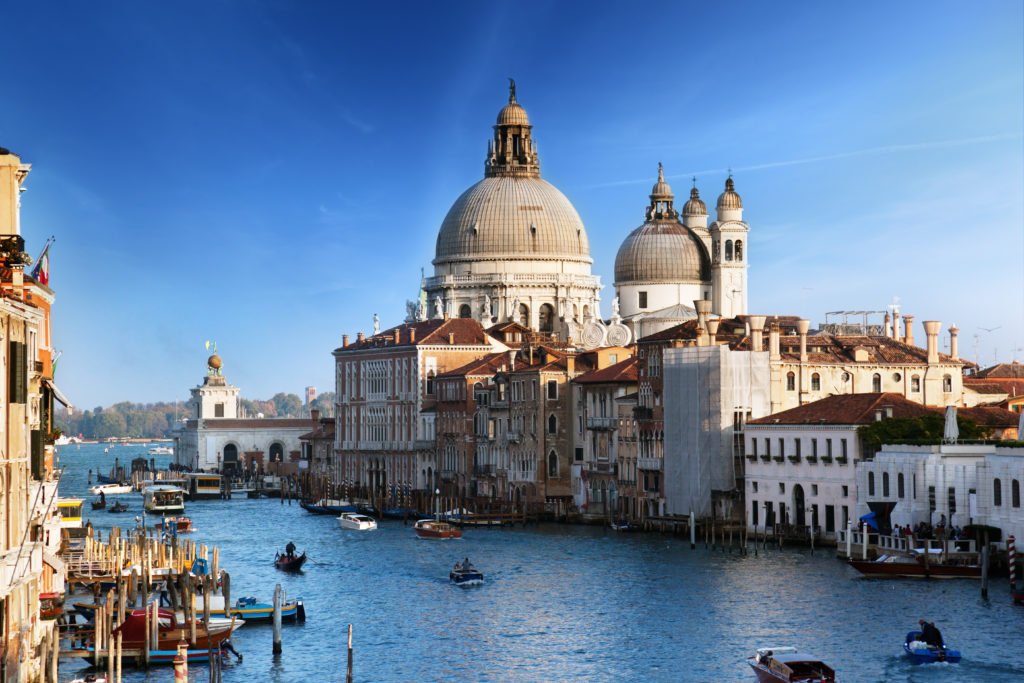 Venezia, Basilica di Santa Maria della Salute e il Canal Grande