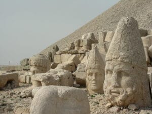 Monte Nemrut in Turchia