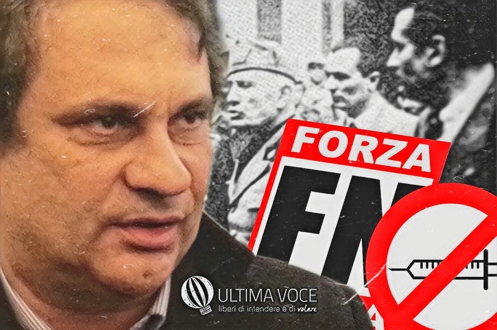 no vax e roberto fiore scendono in piazza