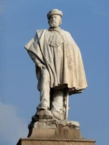 Statua di Giuseppe Garibaldi, ad opera di Augusto Rivalta (Livorno)