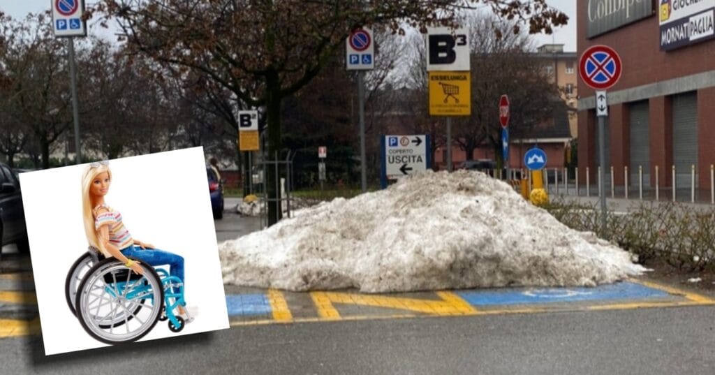 parcheggio per disabili UV