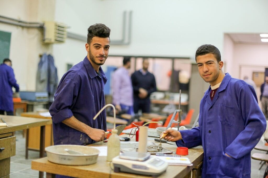 polo industriale in Palestina