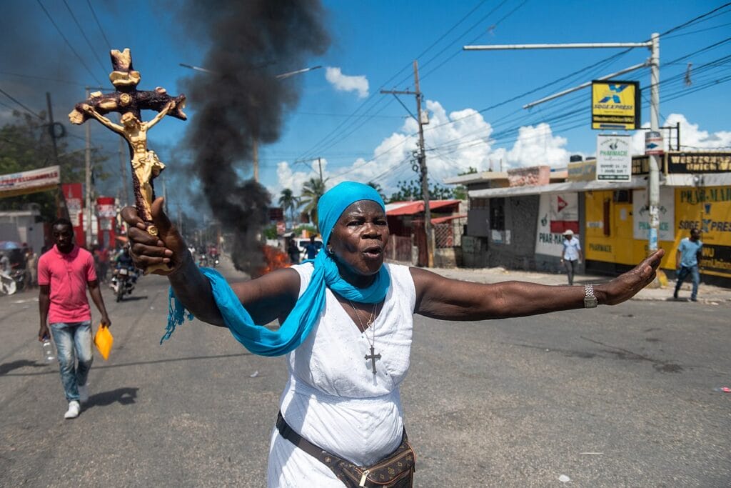 proteste ad Haiti