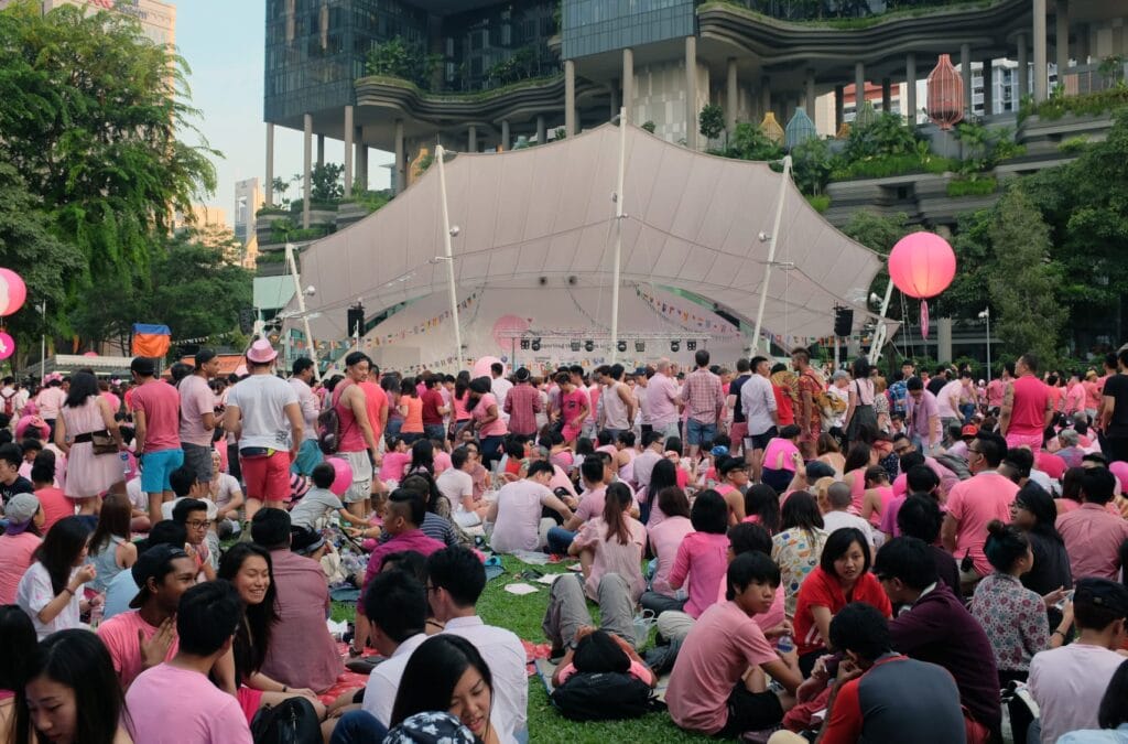 il pink dot di Singapore 1l5g