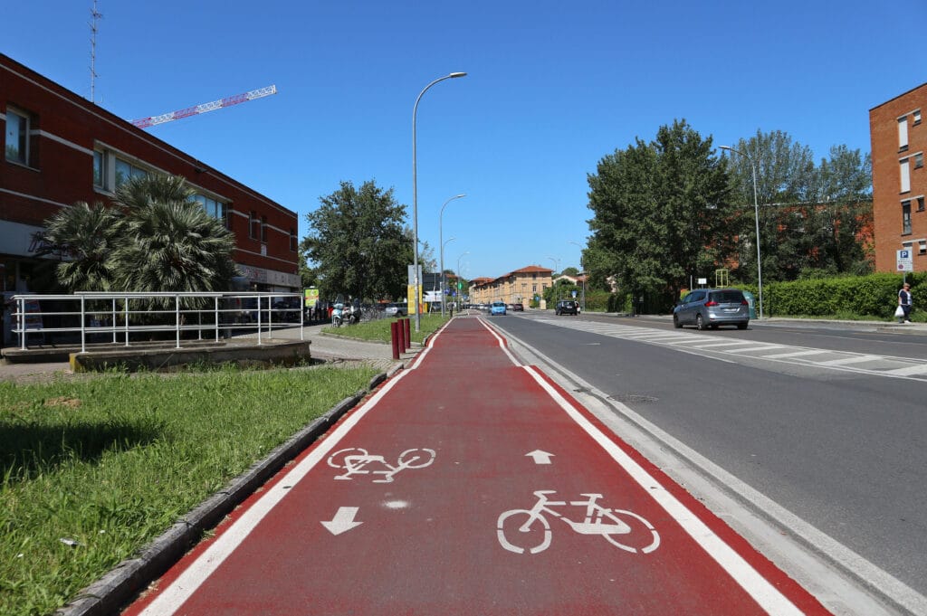 accesso alle piste ciclabili