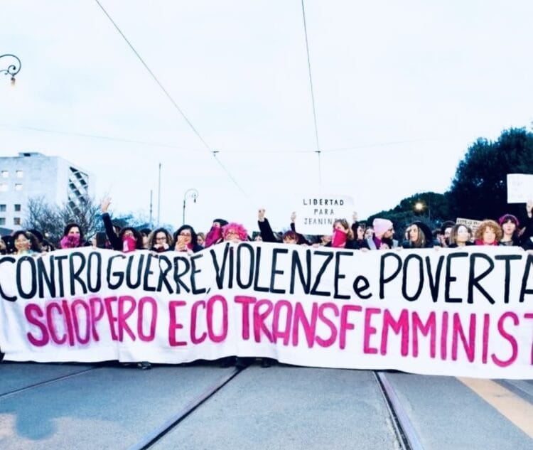 Roma, sciopero transfemminista NUDM