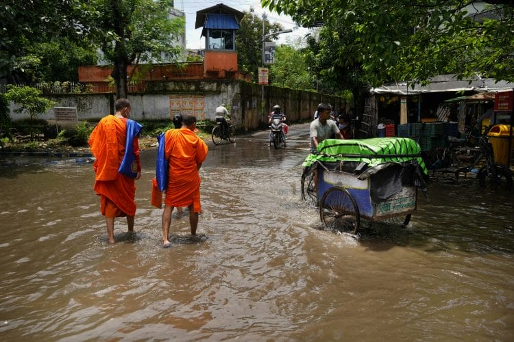 frane in Kerala, sud india