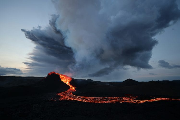 Eruzioni vulcaniche in Islanda