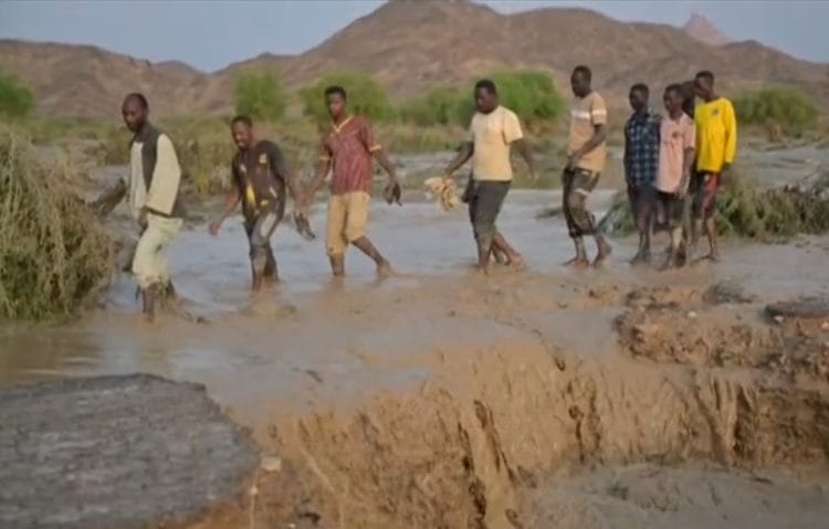 Crollo della diga di Arbaat in Sudan